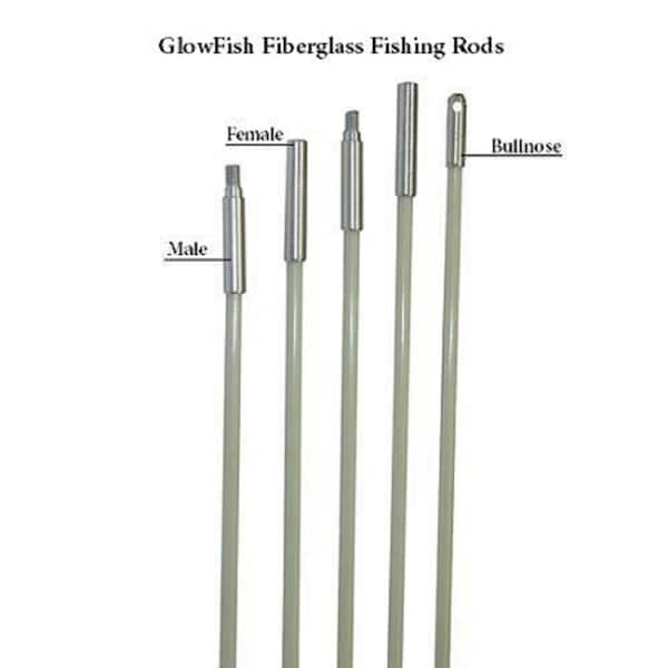Bes Manufacturing GlowFish II Glow-in-the-Dark Male/Female Rod- 5/32"D x 6ftL GLF410